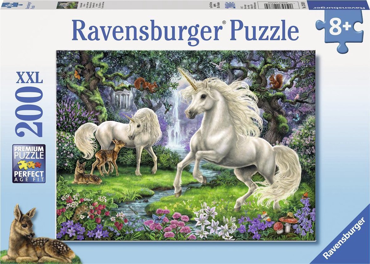 Ravensburger Puzzle Mystische Einhörner - Puzzle - 200 Teile