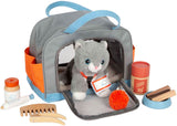 Small Foot - Kuscheltier Katze mit Tragetasche und Pflegeset