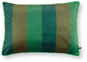 Pip studio sierkussen multi stripe - kussen voor de woonkamer - groen - 50x70cm