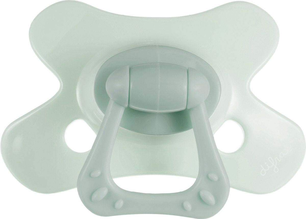 Difrax fopspeen naturel edelsteen - green jade - 18+ mnd