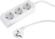Q-Link-Buchse - 3-fach - geerdet - 3 x 1,5 mm² - 1,5 m - weiß