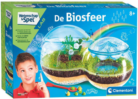 Clementoni Wissenschaftsspiel – Die Biosphäre – Experimentierbox – Wissenschaftslabor – ab 8 Jahren