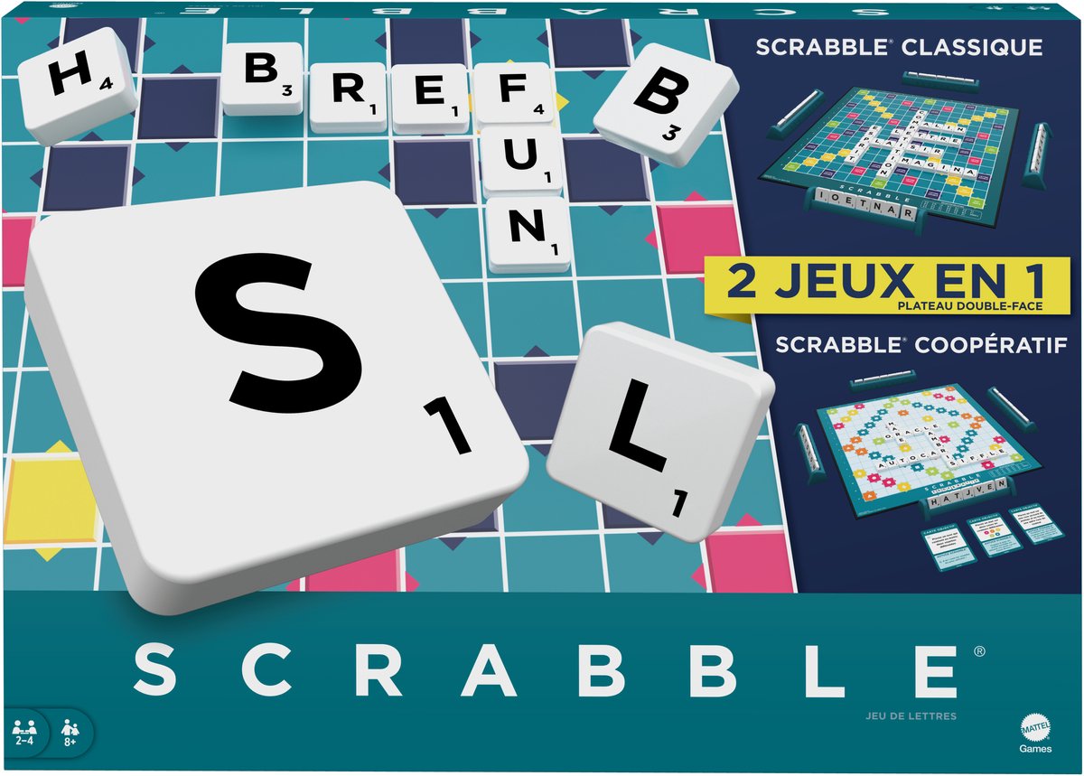 Mattel-Spiel Scrabble Französisch