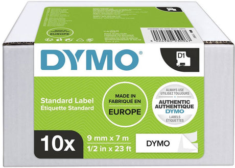 Dymo 41913 glänzend weißes Beschriftungsband