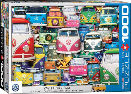 Eurographics Volkswagen - VW Funky Jam - 1000 Teile 68×48cm (B×H) – Puzzle