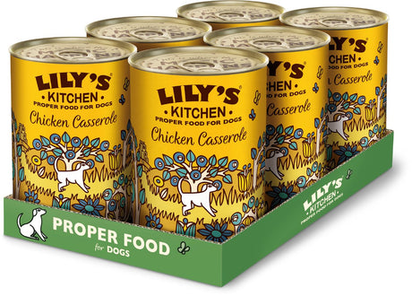 Lily's kitchen - hondenvoer - natvoer - chicken turkey casserole stoofpotje met kip en kalkoen - 6 x 400 g