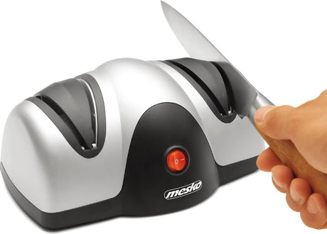 Mesko ms 4516 – Messerschärfer – elektrischer Messerschärfer – Leistung 40 W – rutschfeste Saugnäpfe – schärft und poliert