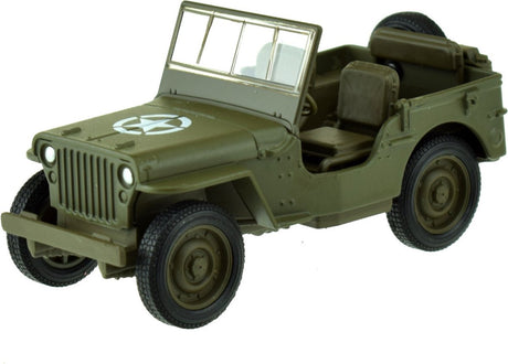 Welly Pull-Back Jeep Willys MB Modellauto