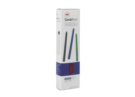 GBC combbind Bindung weiß – A4 – 6 mm – 100 Stück
