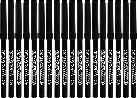 Creativ Company schwarze Marker, 18 Stück.