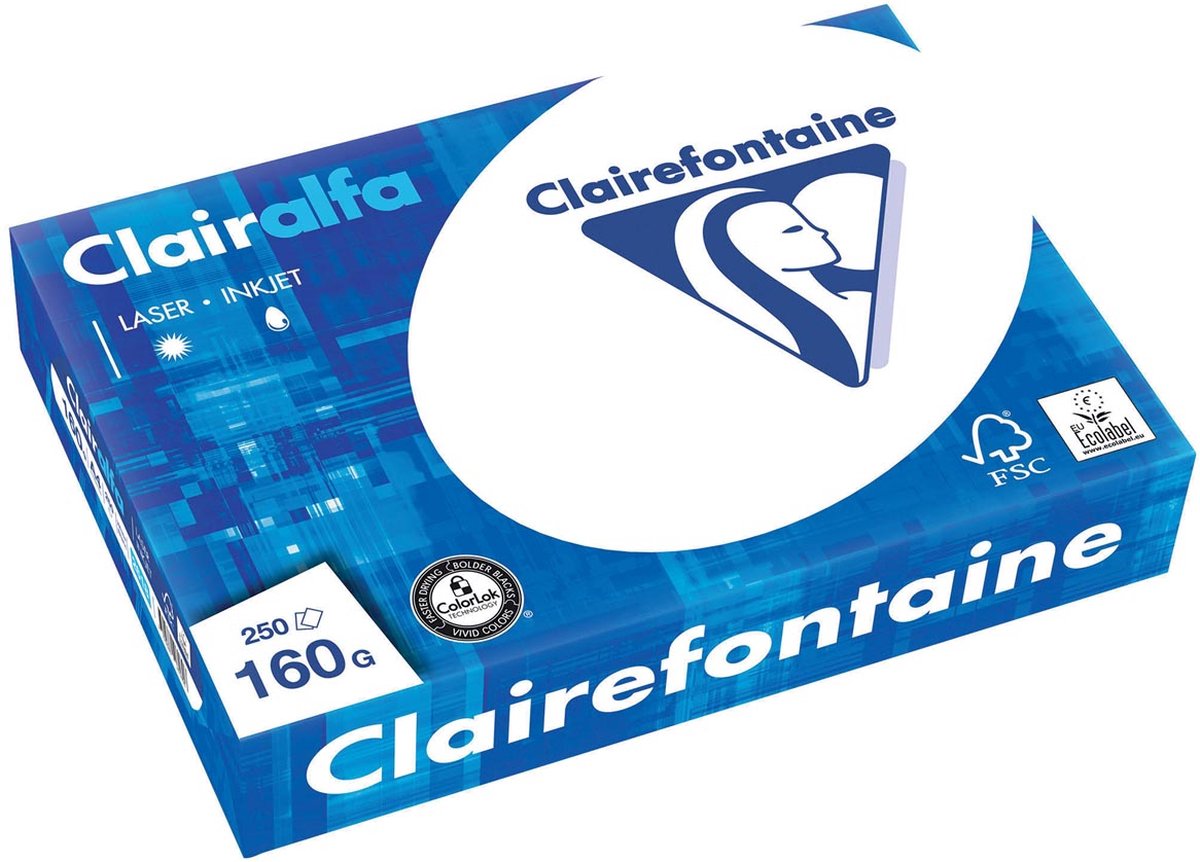 Kopierpapier Clairefontaine Clairalfa weiß