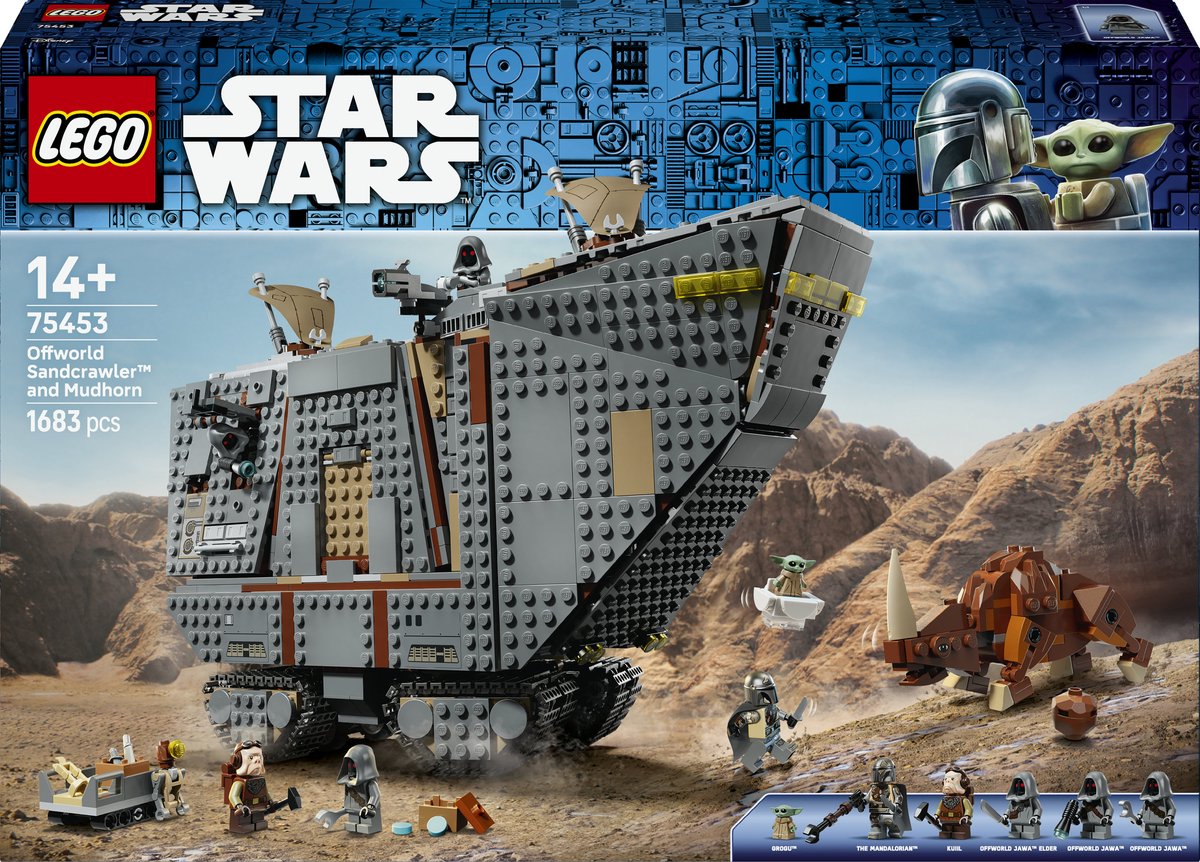 Lego star wars bouwset offworld sandcrawler mudhorn - speelgoed.