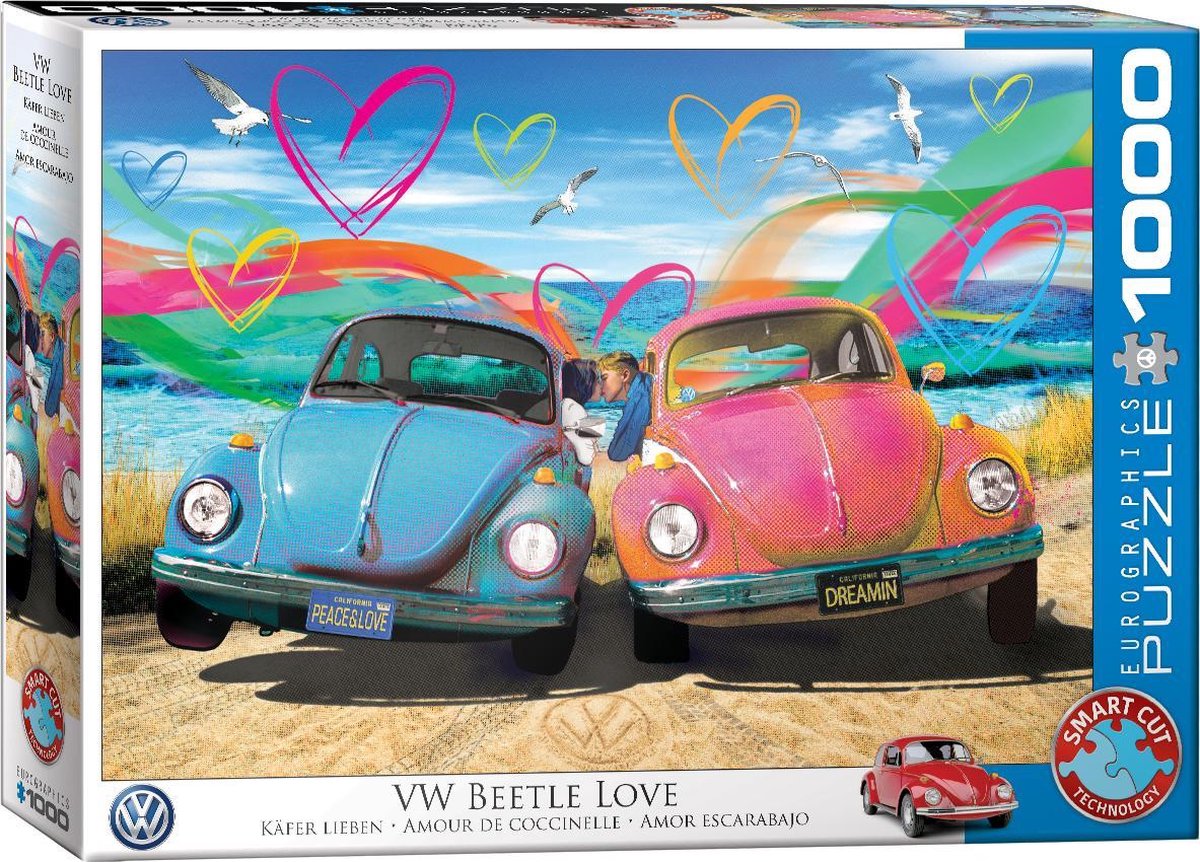 Eurographics Volkswagen – Beetle Love – Parker Greenfield – 1000 Teile 68 x 48 cm (B x H) – Puzzle