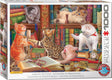 Eurographics - bibliotheek kittens [library kittens] - image world - 1000 stukjes 68×48cm (b×h) - legpuzzel