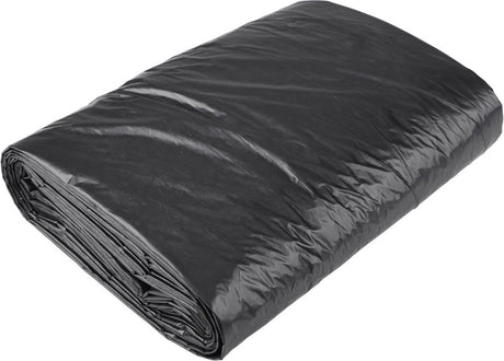 Abdeckung Copenhagen Pro Baufolie LDPE – schützt Ihre Möbel – 4 m x 6 m – schwarz