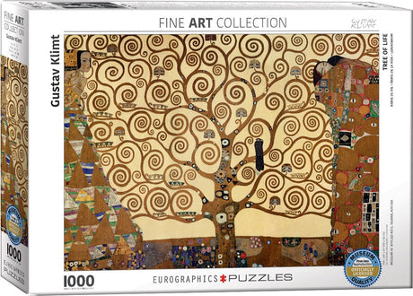 Eurographics – Der Lebensbaum – Gustav Klimt – 1000 Teile 68×48cm (B×H) – Kunstpuzzle