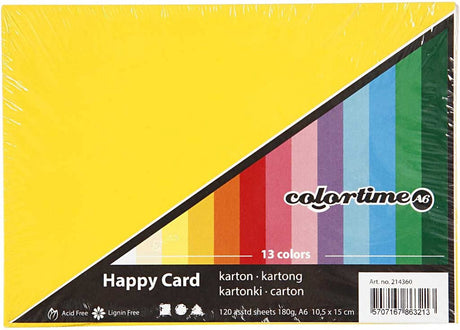 Colortime https: www.cchobby.nl frühlingskarton-a6-blatt-105x148-mm-180-gr-diverse-farben-300-div-vellen-1-doos