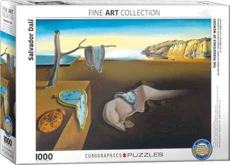 Eurographics – Die Beständigkeit der Erinnerung [la persistencia de la memoria] – Salvador Dali – 1000 Teile 68 × 48 cm (B × H) – Kunstpuzzle