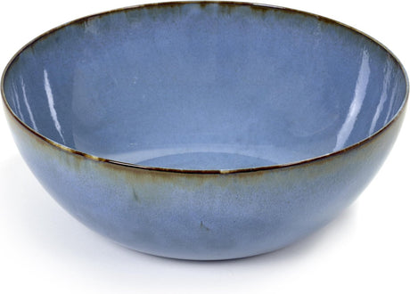 Serax - anita le grelle terres de rêves - saladeschaal - smokey blauw - 27 ø