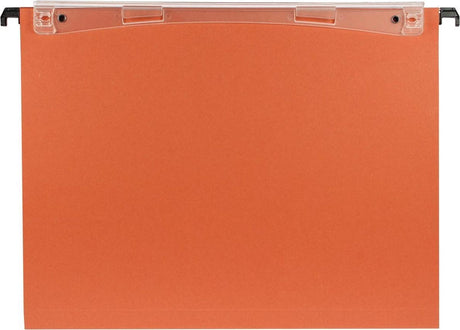 Esselte Orgarex Dual vertikale Hängemappe – A4 – 25 Stück – Orange – für die Arbeit von zu Hause aus – ideal für das Heimbüro