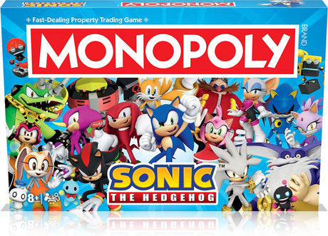 Winning Moves Monopoly – Brettspiel – Sonic – Englisch