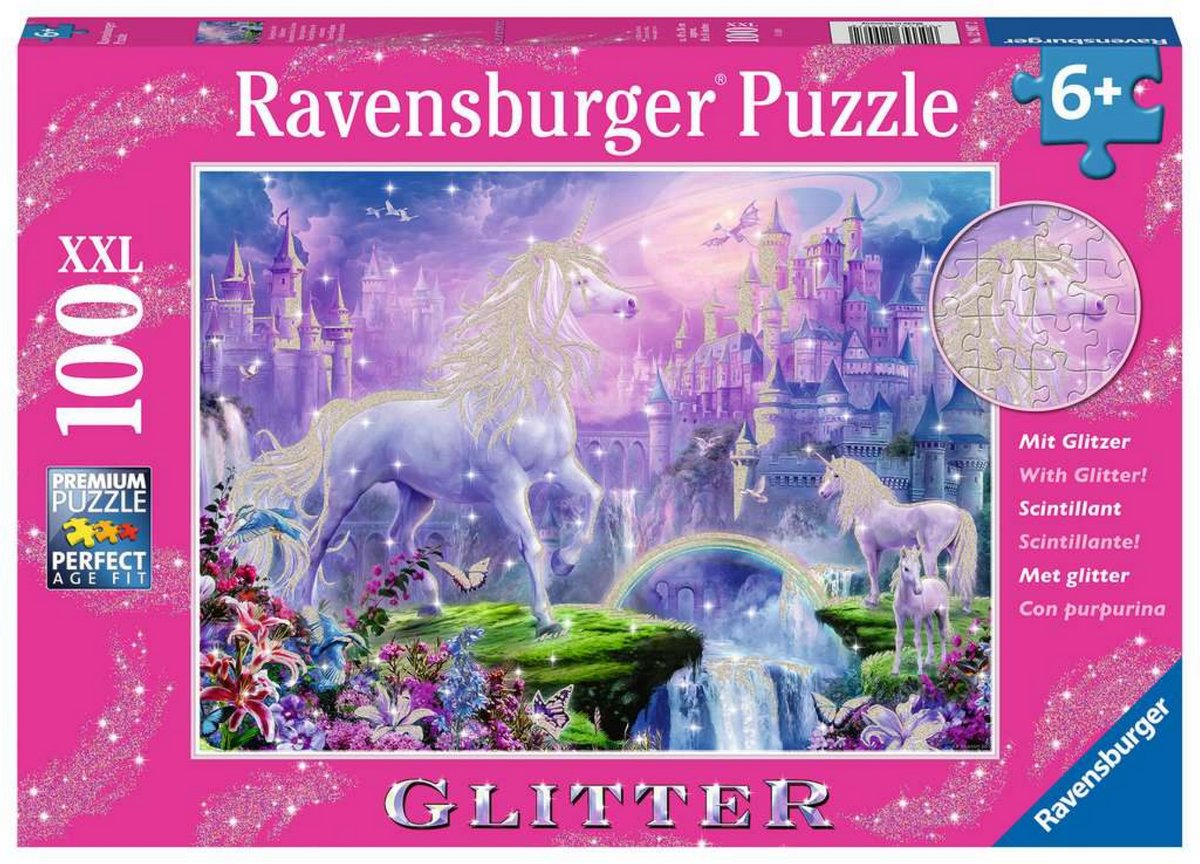 Ravensburger Jigsaw Puzzle xxl Königreich der Einhörner, 100..