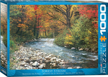 Eurographics – Bosbeek [Waldbach] – 1000 Teile 68×48cm (B×H) – Puzzle