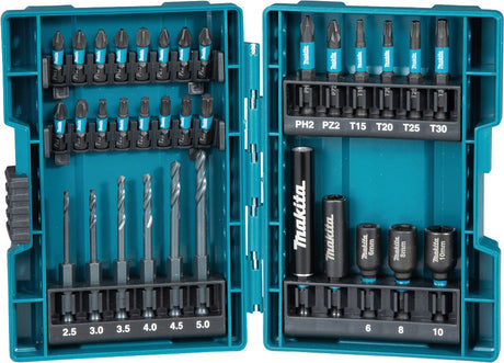 Makita accessories bit drill set 33-piece - b-66896 - b-66896