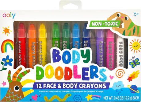 Ooly – Body-Doodler – Gesichts- und Körpermalstifte – leicht abwaschbar