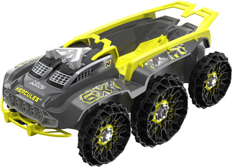 Nikko RC-Auto Hercules – wiederaufladbares USB-C-gesteuertes Auto mit Akku für drinnen und draußen – für Kinder ab 6 Jahren – Sonderfunktion mit 6 Rädern – Stunt-Auto mit 360°-Drehung – 30 cm