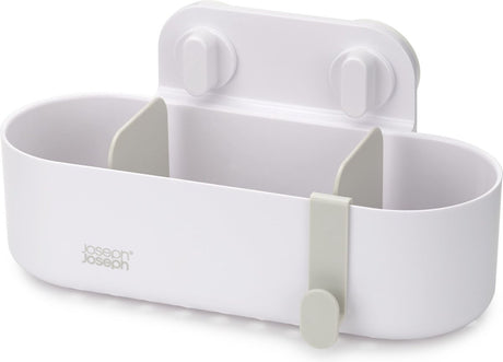 Joseph Joseph Duo Opal – Duschablage mit Saugnapf – Kunststoff – Weiß