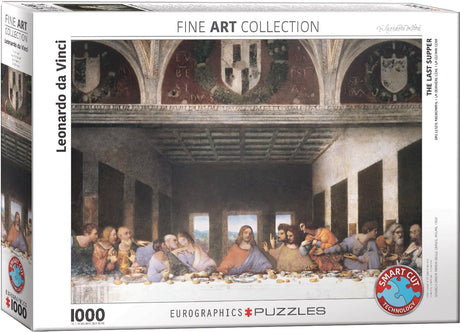 Eurographics – Das letzte Abendmahl [il cenacolo] – Leonardo da Vinci – 1000 Teile 68 × 48 cm (B × H) – Kunstpuzzle