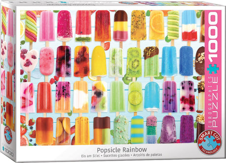 Eurographics – Popsicle Rainbow [Popsicle Rainbow] – 1000 Teile 68×48 cm (B×H) – Puzzle