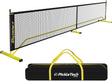 Ama sport pickleball net versterkt geel 3.0 pro – draagbaar wedstrijd net met tas – extra stevig frame –