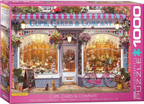 Eurographics - Tassen, Kuchen Co. [Tassen, Kuchen Unternehmen] – Garry Walton – 1000 Teile 68 x 48 cm (B x H) – Puzzle