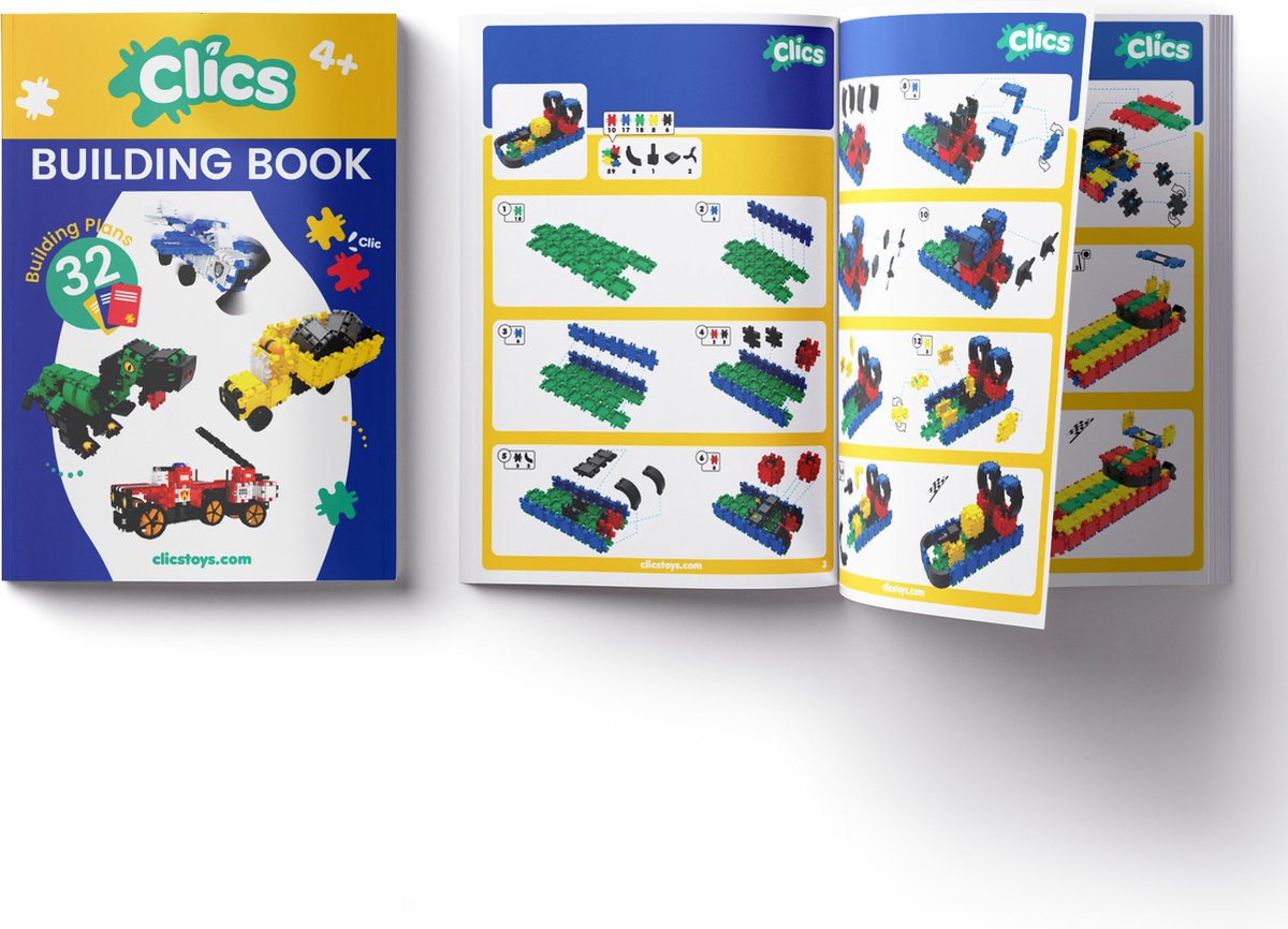 Clics Baubuch – 32 Baupläne