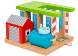 Bigjigs-Schienen – Autowaschanlage