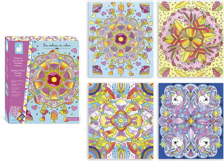 Janod – Les Ateliers du Calme – Regenbogen-Mandalas malen – Bastelset