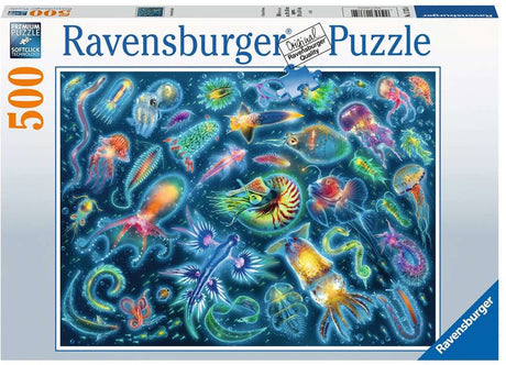 Ravensburger Puzzle Bunte Qualle - Puzzle - 500 Teile