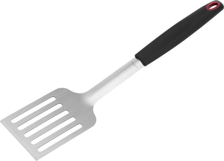 Westmark Grillspatel, Länge: 43 cm, Edelstahl Kunststoff, Farbe: Silber Schwarz Rot, 15092280