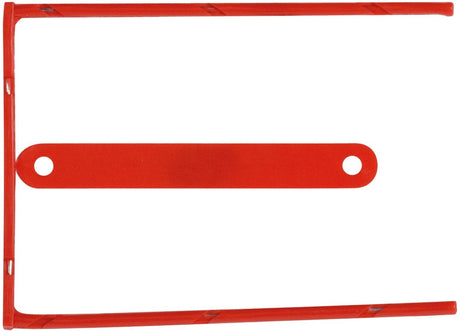 Q-connect Archivordner D-Clip | Karton mit 100 Stück | rot