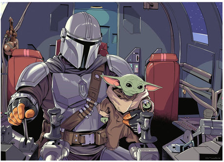 Ravensburger Puzzle Star Wars: Der Mandalorianer – 1000-teiliges Puzzle.