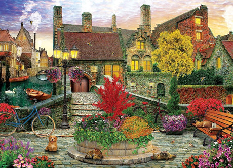 Eurographics – Living in the Old Town [Old Town Living] – David Maclean – 1000 Teile 68 x 48 cm (B x H) – Puzzle