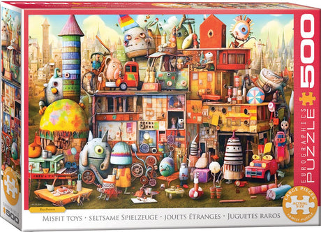 Eurographics – Misfit Toys [Misfit Toys] – Ray Powers – 500 Teile 68 x 48 cm (B x H) – Puzzle