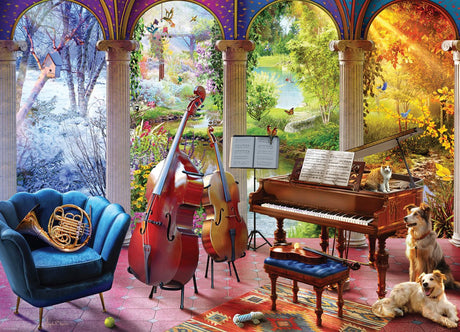Eurographics – vier Jahreszeiten [vier Jahreszeiten] – Angelo Bonito – 1000 Teile 68 x 48 cm (B x H) – Puzzle