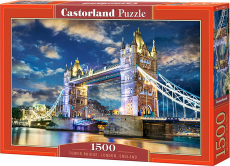 Castorland Tower Bridge, London, England – Puzzle – 1.500 Teile – satinierte Oberfläche – perfekte Passform – europäische Qualität