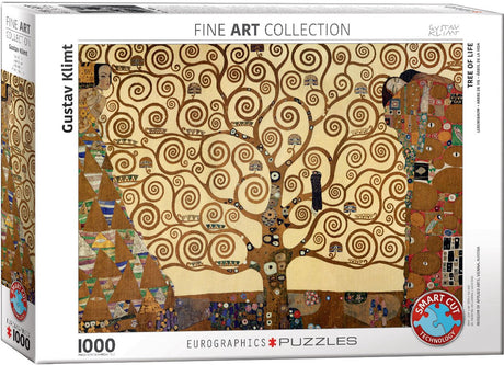 Eurographics – Der Lebensbaum – Gustav Klimt – 1000 Teile 68×48cm (B×H) – Kunstpuzzle