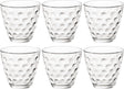 Bormioli rocco dots waterglas - 25 cl - set-6