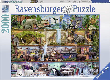 Ravensburger Puzzle Aimee Stewart Wild Kingdom Shelfs – Puzzle – 2000 Teile