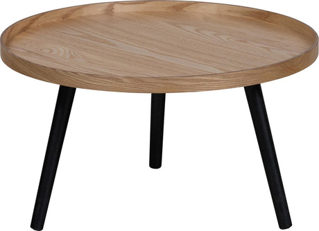Woood Mesa Beistelltisch L – Holz – Natur – 34 x ø60